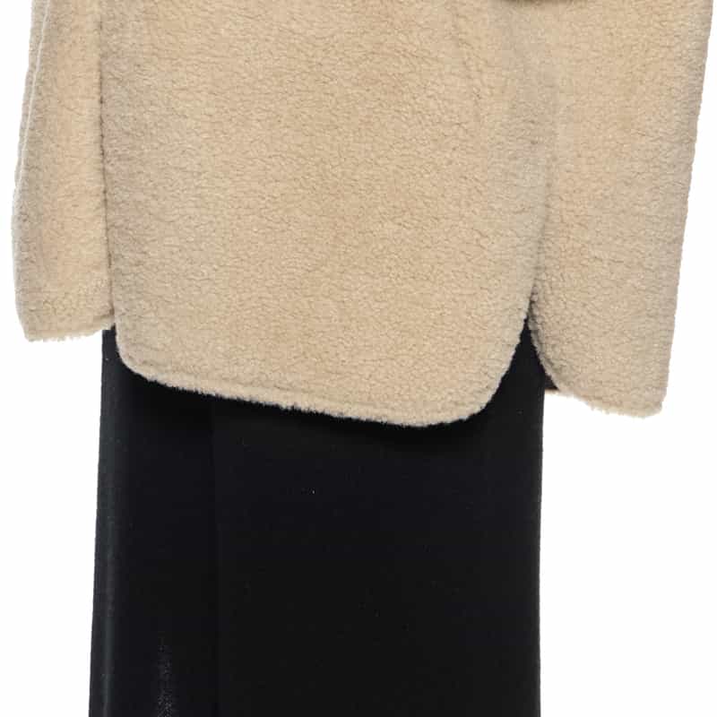 BARNEYS NEW YORK フード付き リバーシブルショートコート BEIGE