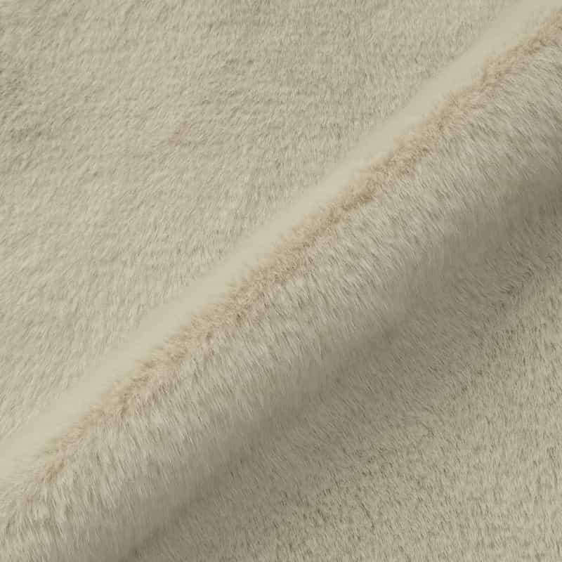 BARNEYS NEW YORK フェイクファー フーデッドロングジレ BEIGE