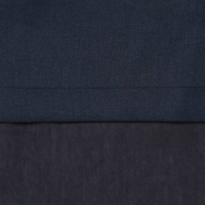 BARNEYS NEW YORK ウォッシャブル コンビネーションドレス NAVY