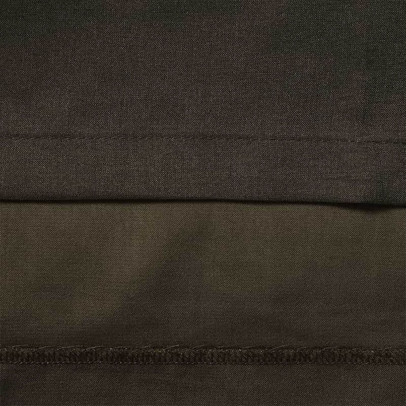 BARNEYS NEW YORK ウォッシャブル コンビネーションドレス BROWN