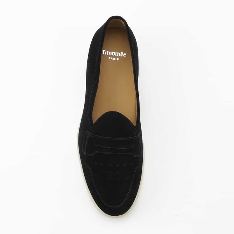 TIMOTHEE PARIS TIMOTHEE PARIS＜ティモシーパリ＞スエードローファー "TOUQUET" BLACK