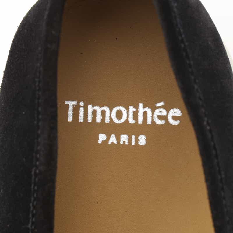 TIMOTHEE PARIS TIMOTHEE PARIS＜ティモシーパリ＞スエードローファー "TOUQUET" BLACK