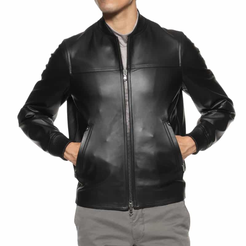 EMMETI EMMETI＜エンメティ＞ バーニーズ　ニューヨーク限定 シングルライダースジャケット"DANIELE" BLACK