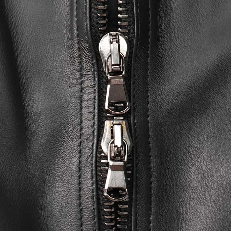 EMMETI EMMETI＜エンメティ＞ バーニーズ　ニューヨーク限定 シングルライダースジャケット"DANIELE" BLACK