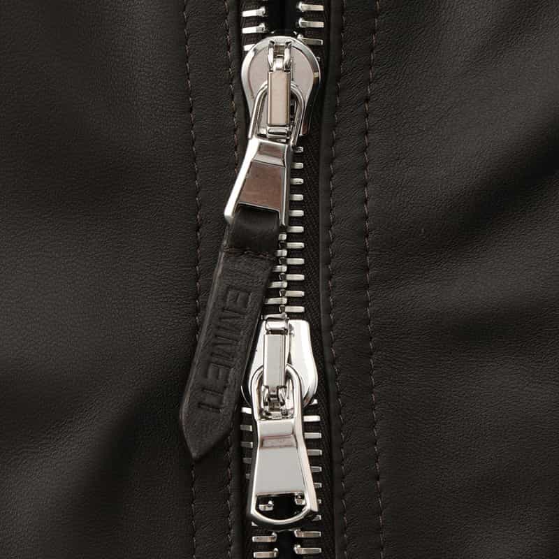 EMMETI EMMETI＜エンメティ＞ バーニーズ　ニューヨーク限定 シングルライダースジャケット"GIACOMO" DARK BROWN