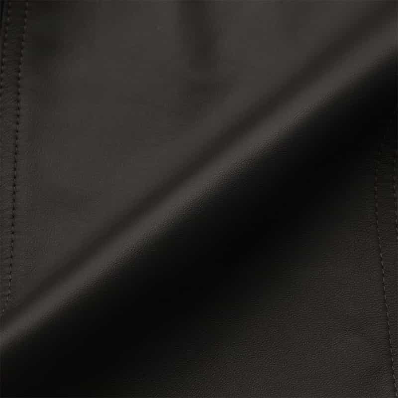 EMMETI EMMETI＜エンメティ＞ バーニーズ　ニューヨーク限定 シングルライダースジャケット"GIACOMO" DARK BROWN