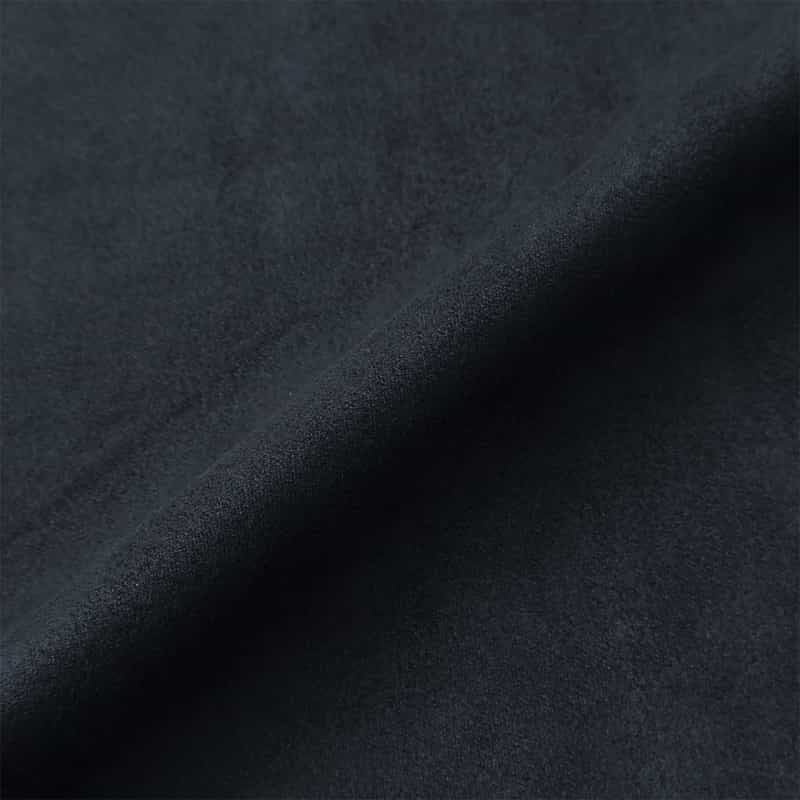 BARNEYS NEW YORK ウォッシャブル フェイクスエード素材シングルライダースジャケット NAVY