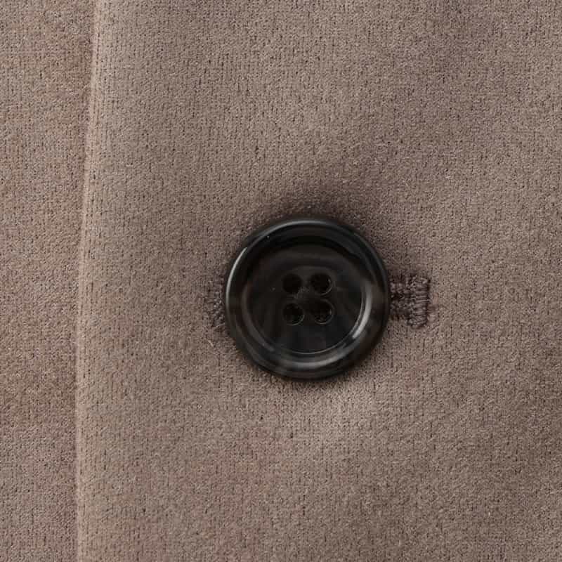 BARNEYS NEW YORK セットアップ ポンチ素材フェイクスエードジャケット BEIGE