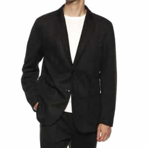 セットアップ ポンチ素材フェイクスエードジャケット