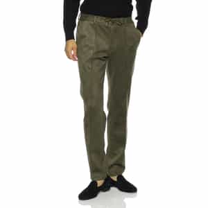 セットアップ ポンチ素材フェイクスエードパンツ