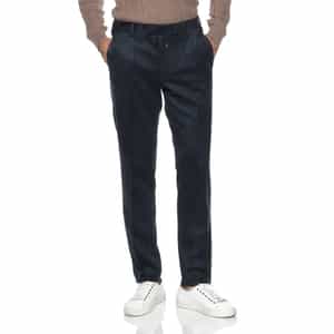 セットアップ ポンチ素材フェイクスエードパンツ