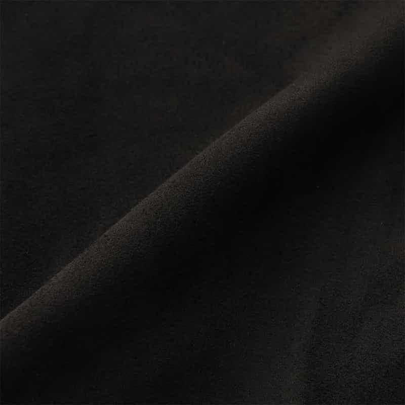 BARNEYS NEW YORK セットアップ ポンチ素材フェイクスエードパンツ BLACK