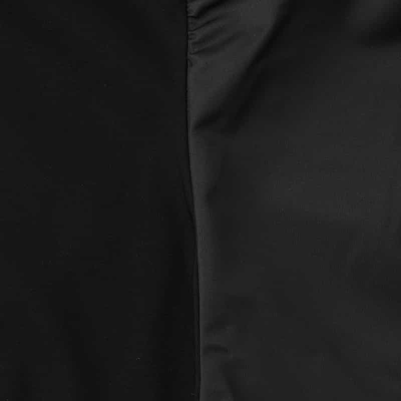 BARNEYS NEW YORK ウォッシャブル ボリュームスリーブカットソー BLACK