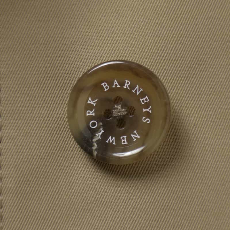 BARNEYS NEW YORK 撥水加工 ステンカラーコート BEIGE