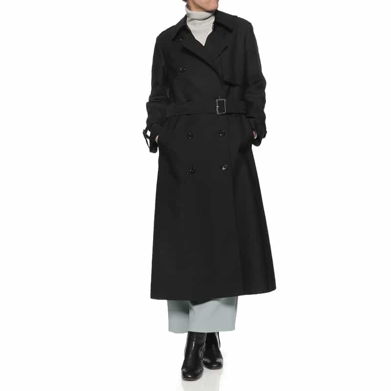 BARNEYS NEW YORK トレンチコート BLACK