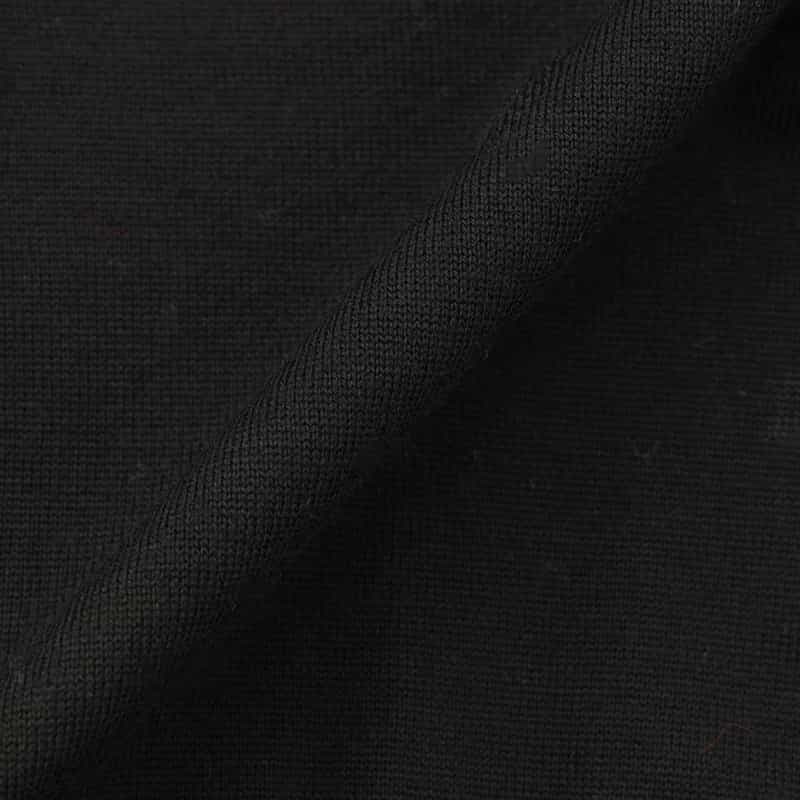 BARNEYS NEW YORK Vネック ウールニットカーディガン BLACK