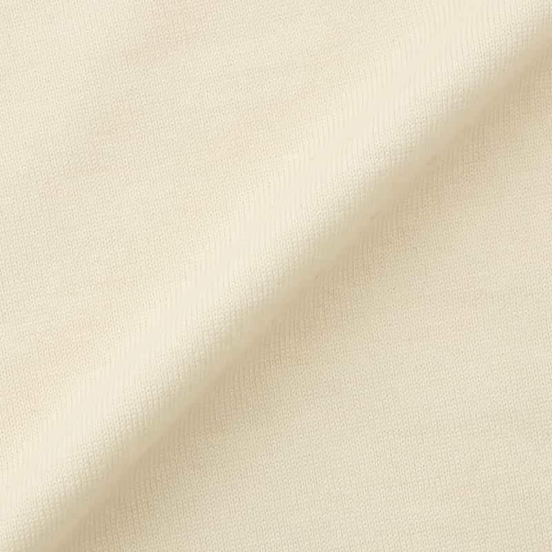 BARNEYS NEW YORK クルーネック ウールニットプルオーバー WHITE