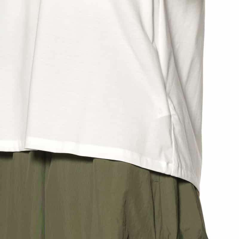 BARNEYS NEW YORK ウォッシャブル ノースリーブカットソー WHITE