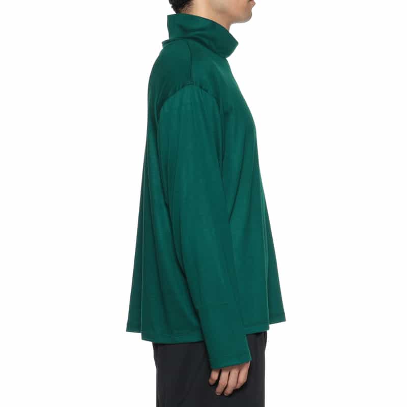 KANEMASA PHIL. KANEMASA PHIL.<カネマサフィル> バーニーズ ニューヨーク限定 タートルネックカットソー DARK GREEN