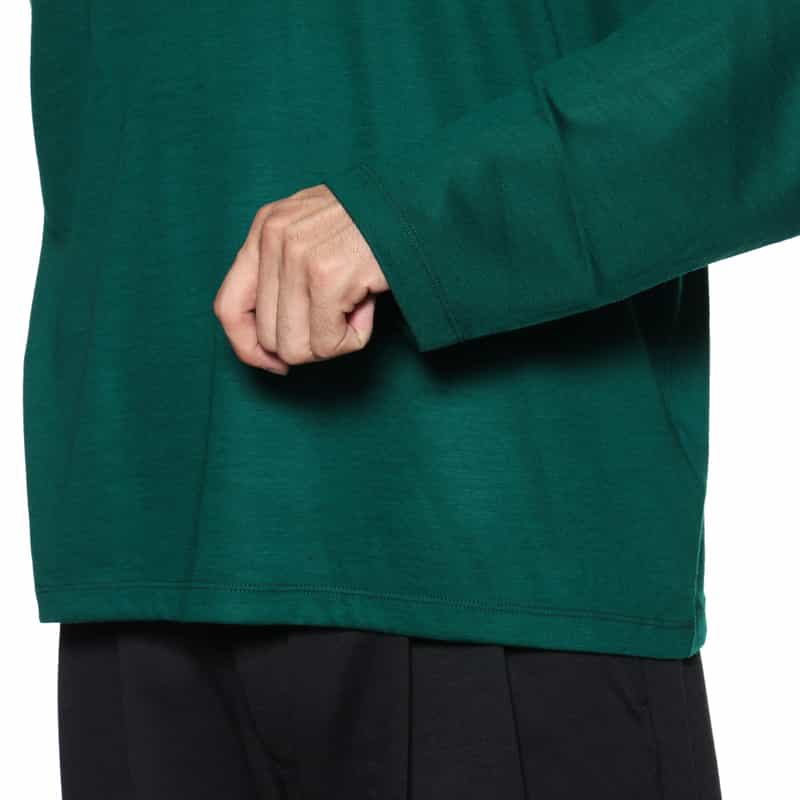 KANEMASA PHIL. KANEMASA PHIL.<カネマサフィル> バーニーズ ニューヨーク限定 タートルネックカットソー DARK GREEN