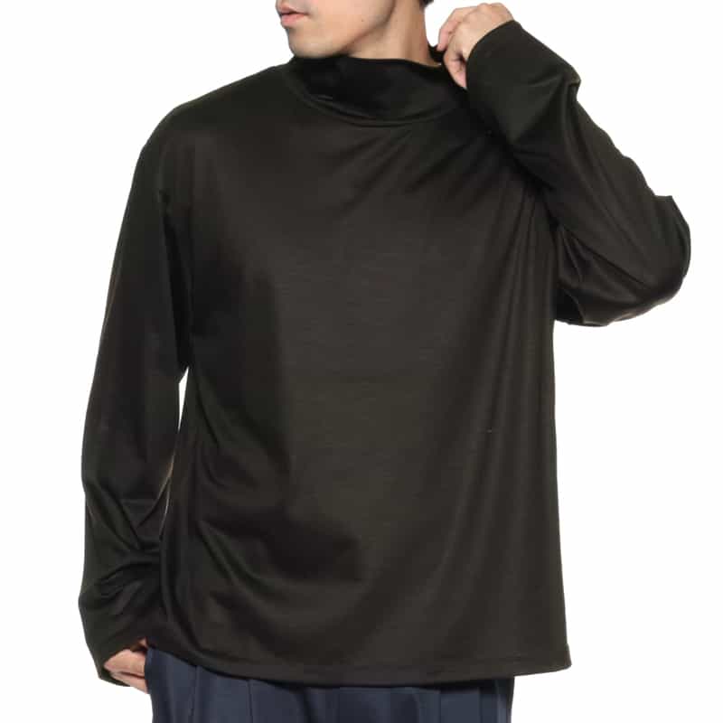 KANEMASA PHIL. KANEMASA PHIL.<カネマサフィル> バーニーズ ニューヨーク限定 タートルネックカットソー DARK BROWN