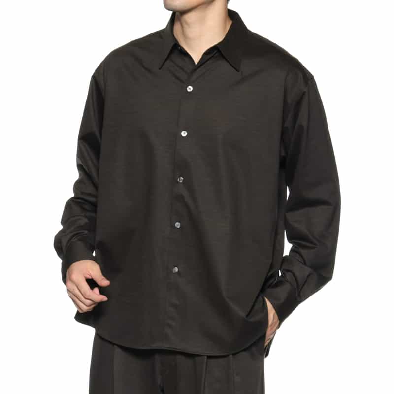 KANEMASA PHIL. KANEMASA PHIL.<カネマサフィル> バーニーズ ニューヨーク限定 セットアップ カジュアルシャツ DARK BROWN