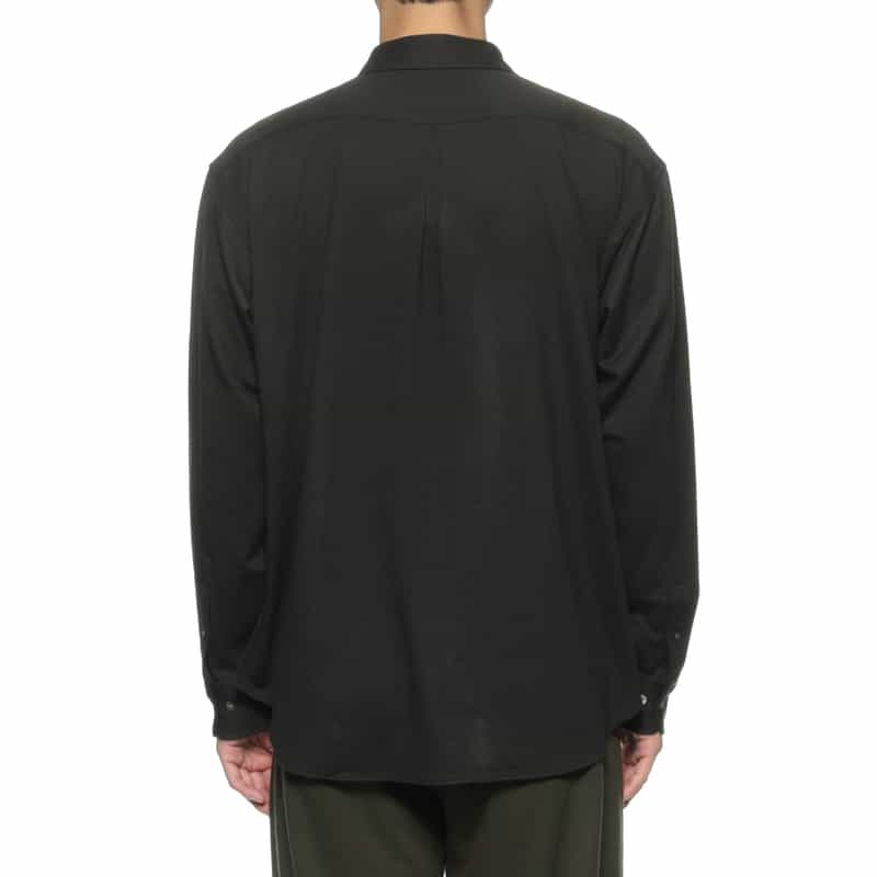 KANEMASA PHIL. KANEMASA PHIL.<カネマサフィル> バーニーズ ニューヨーク限定 カシミヤ混カジュアルシャツ DARK GRAY