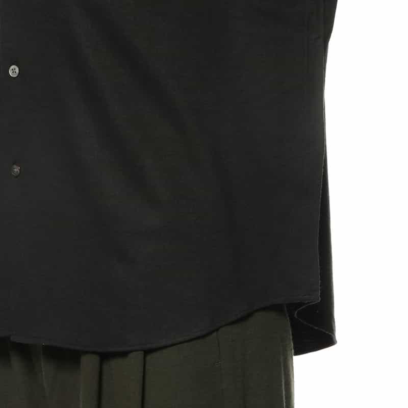 KANEMASA PHIL. KANEMASA PHIL.<カネマサフィル> バーニーズ ニューヨーク限定 カシミヤ混カジュアルシャツ DARK GRAY