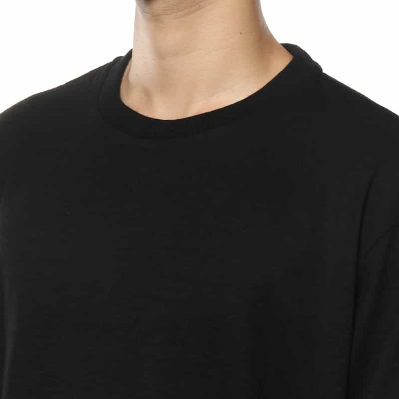 KANEMASA PHIL. KANEMASA PHIL.<カネマサフィル> バーニーズ ニューヨーク限定 ウールカシミヤ素材 ロングスリーブカットソー BLACK