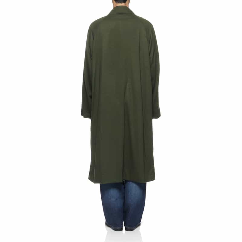 KANEMASA PHIL. KANEMASA PHIL.<カネマサフィル> バーニーズ ニューヨーク限定 ウールカシミヤ イージーコート DARK GREEN