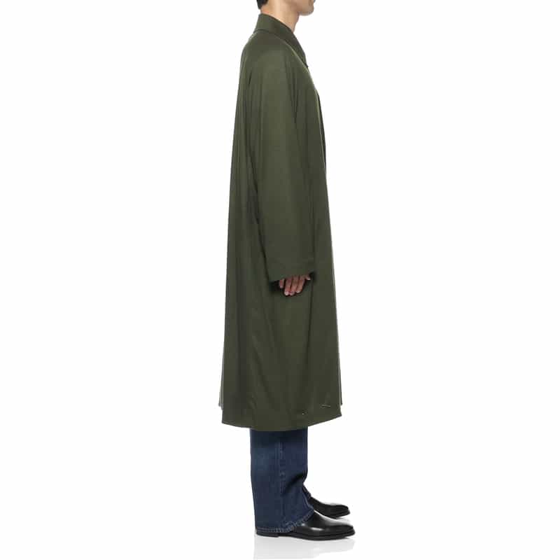 KANEMASA PHIL. KANEMASA PHIL.<カネマサフィル> バーニーズ ニューヨーク限定 ウールカシミヤ イージーコート DARK GREEN