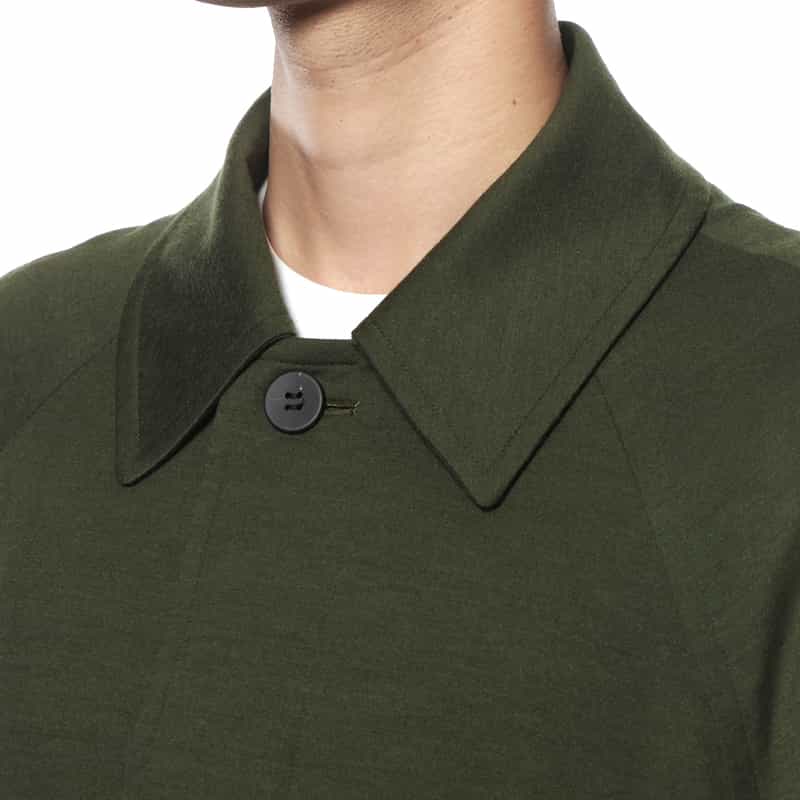 KANEMASA PHIL. KANEMASA PHIL.<カネマサフィル> バーニーズ ニューヨーク限定 ウールカシミヤ イージーコート DARK GREEN