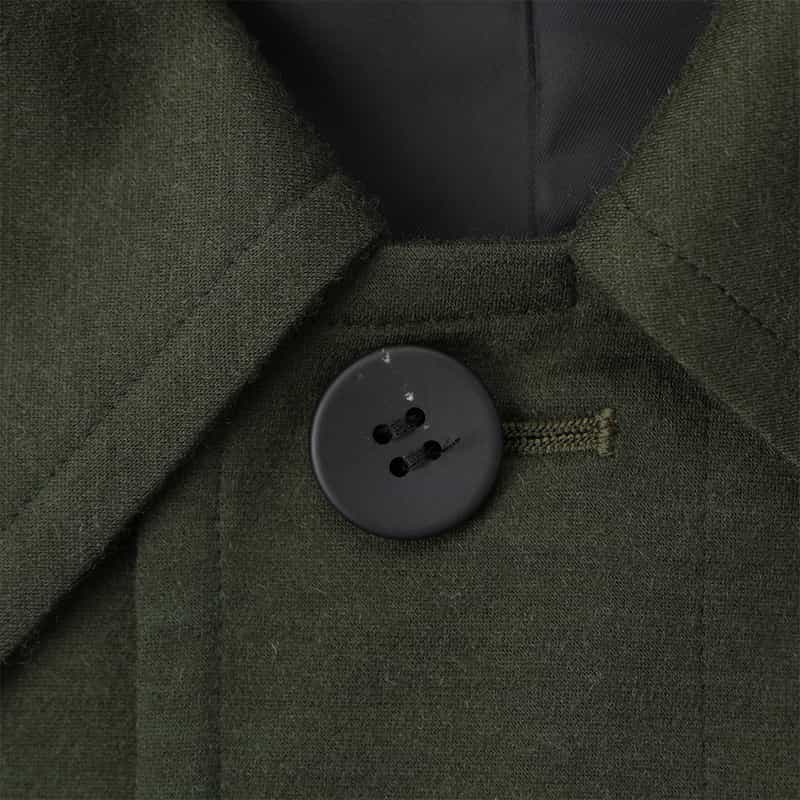 KANEMASA PHIL. KANEMASA PHIL.<カネマサフィル> バーニーズ ニューヨーク限定 ウールカシミヤ イージーコート DARK GREEN