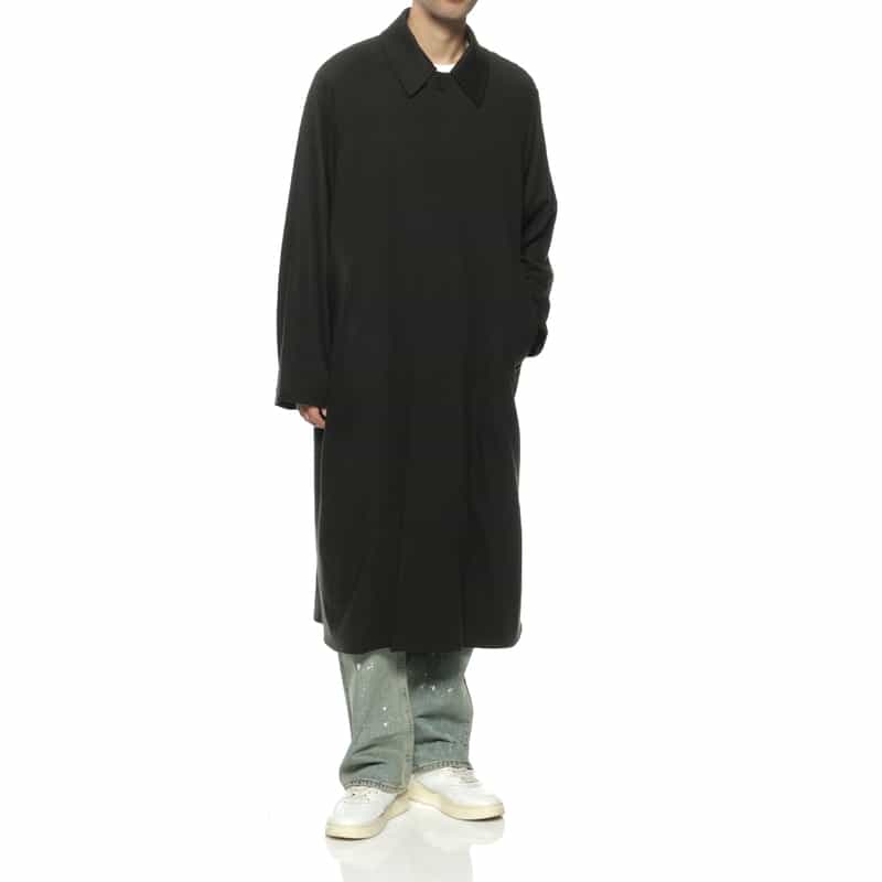 KANEMASA PHIL. KANEMASA PHIL.<カネマサフィル> バーニーズ ニューヨーク限定 ウールカシミヤ イージーコート DARK GRAY