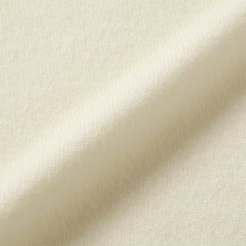 BARNEYS NEW YORK カシミヤ クルーネックニットプルオーバー OFF WHITE