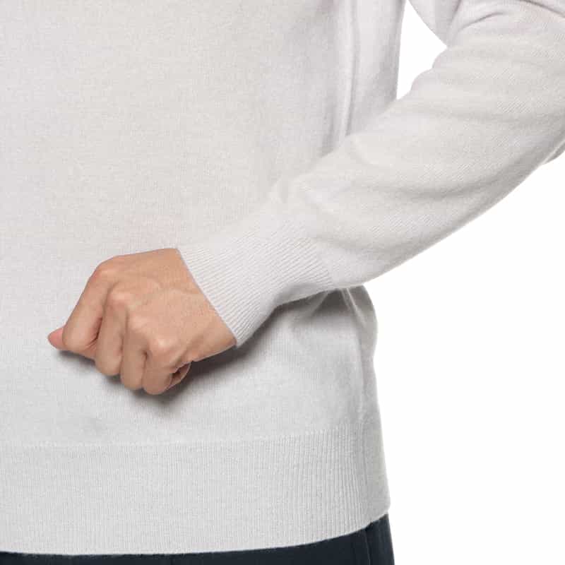 BARNEYS NEW YORK カシミヤ  タートルネックニットプルオーバー GRAY