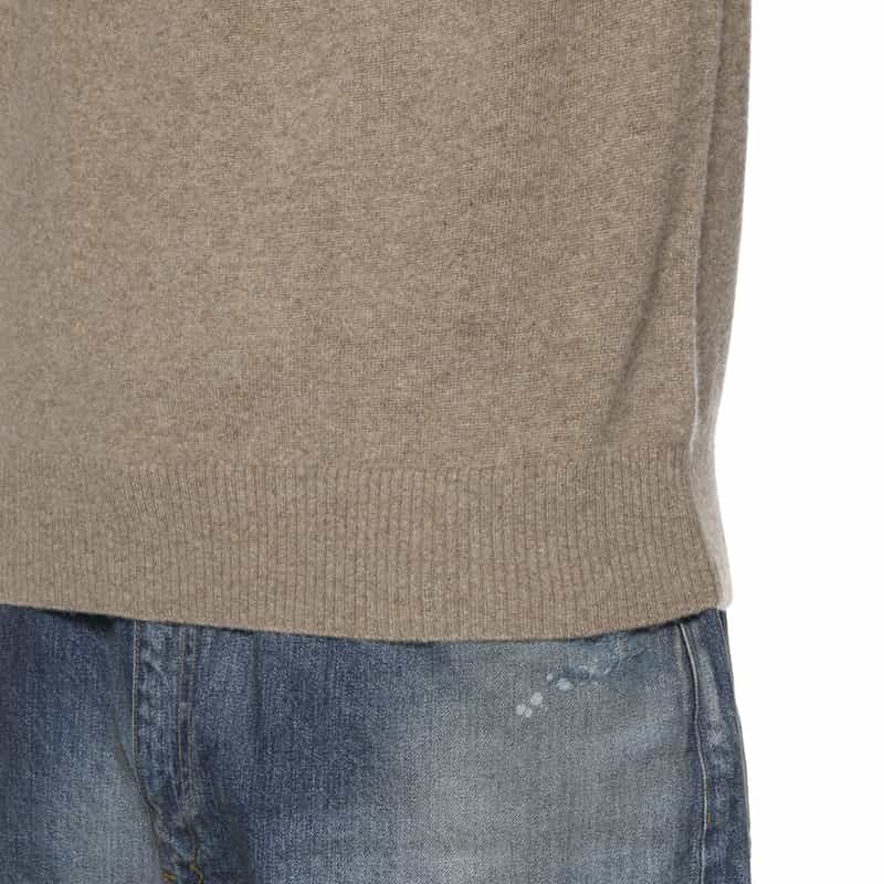 BARNEYS NEW YORK カシミヤ ノルディック柄ニットプルオーバー BEIGE