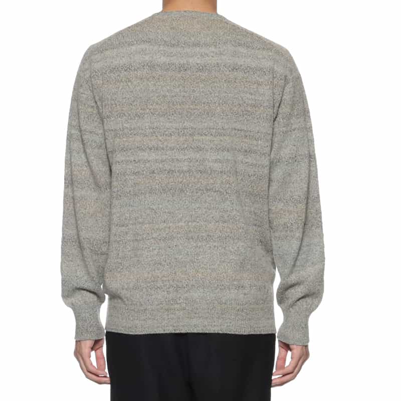 BARNEYS NEW YORK クルーネックニットプルオーバー LIGHT GRAY