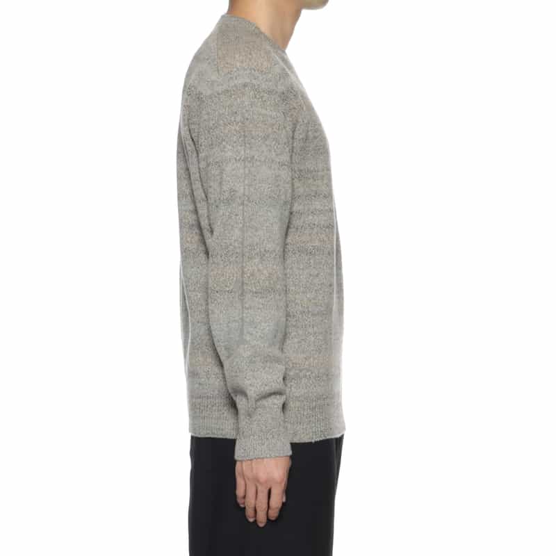 BARNEYS NEW YORK クルーネックニットプルオーバー LIGHT GRAY