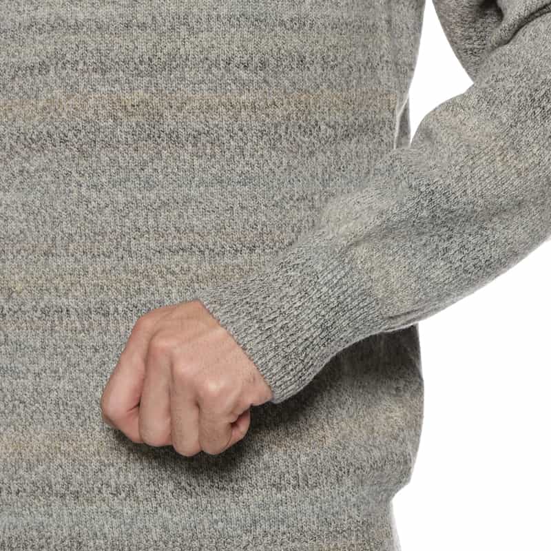 BARNEYS NEW YORK クルーネックニットプルオーバー LIGHT GRAY