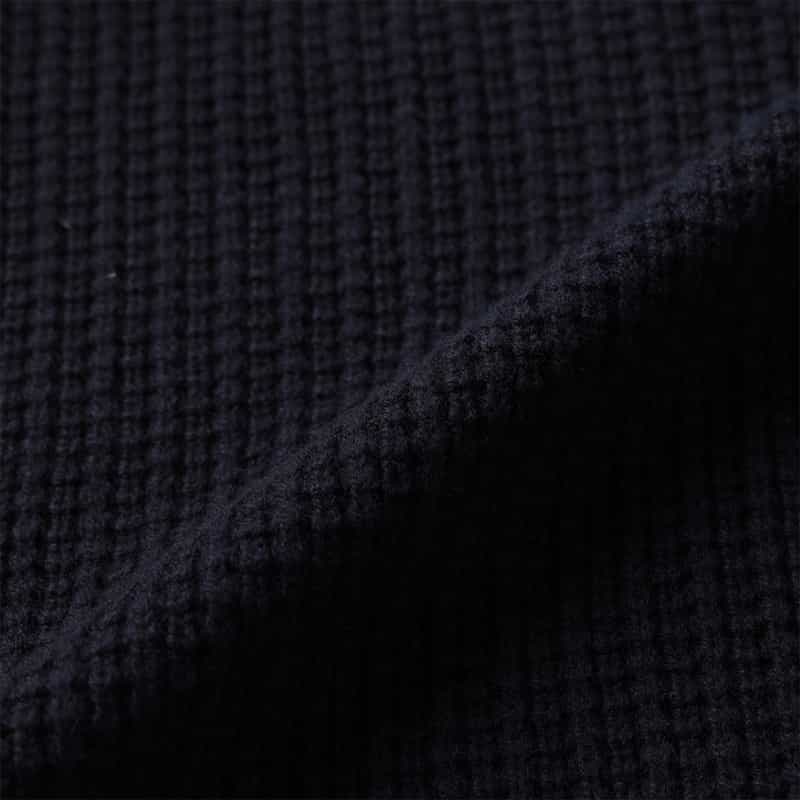 BARNEYS NEW YORK ショールカラーニットカーディガン NAVY