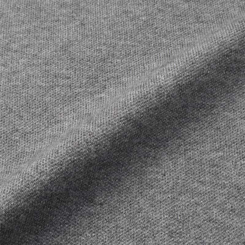 BARNEYS NEW YORK ウォッシャブル 2枚衿デザイン ニットプルオーバー GRAY