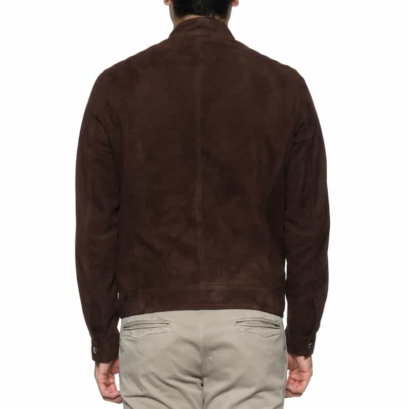 EMMETI EMMETI＜エンメティ＞ スエード素材シングルライダースジャケット"JURI" BROWN