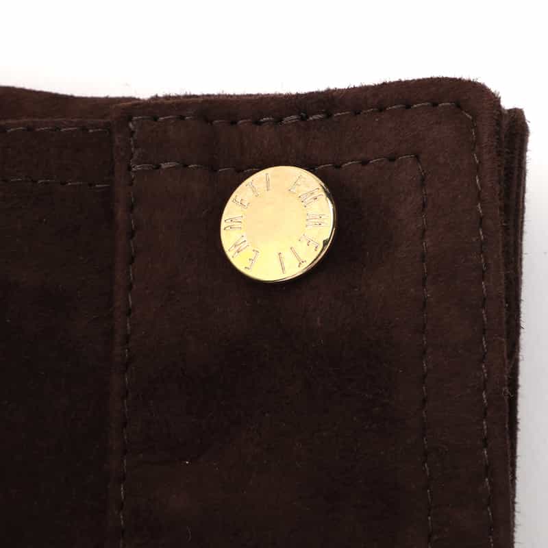 EMMETI EMMETI＜エンメティ＞ スエード素材シングルライダースジャケット"JURI" BROWN