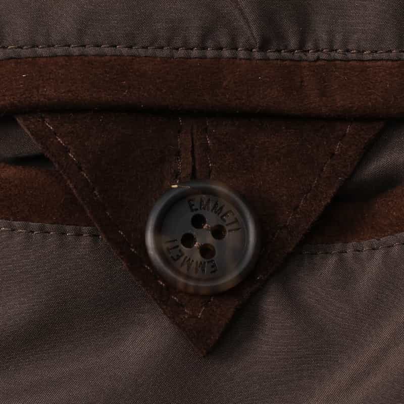 EMMETI EMMETI＜エンメティ＞ スエード素材シングルライダースジャケット"JURI" BROWN