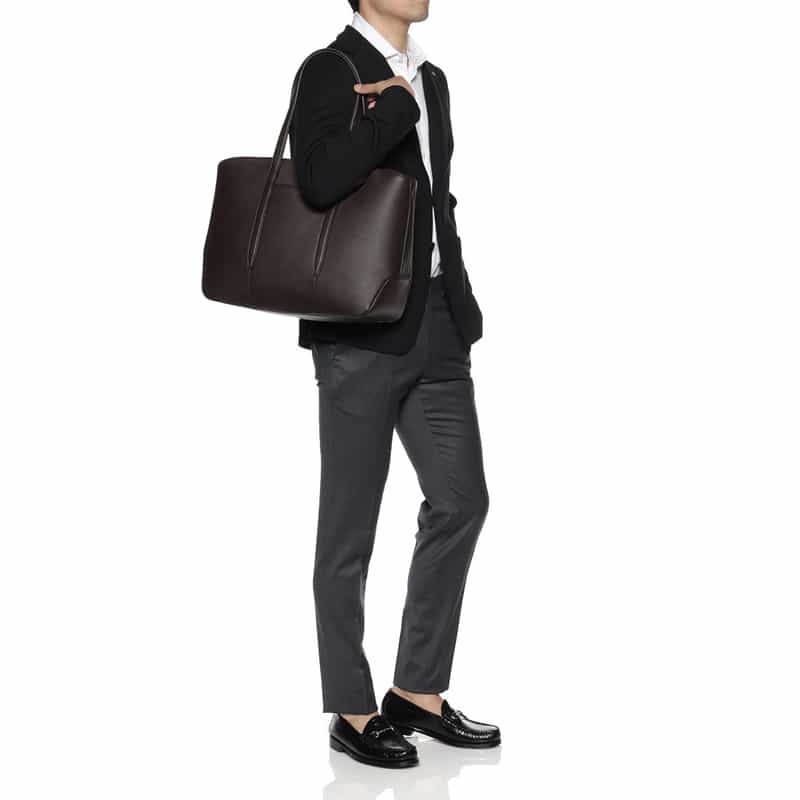 ETIAM ETIAM＜エティアム＞ トートバッグ BROWN