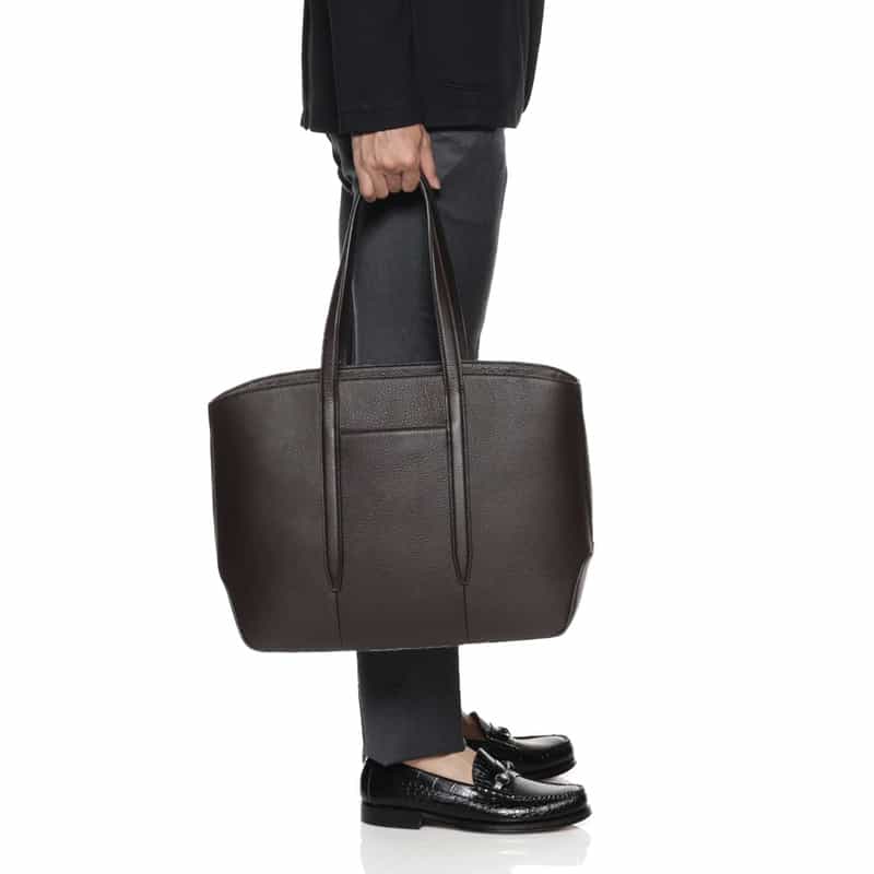 ETIAM ETIAM＜エティアム＞ トートバッグ BROWN