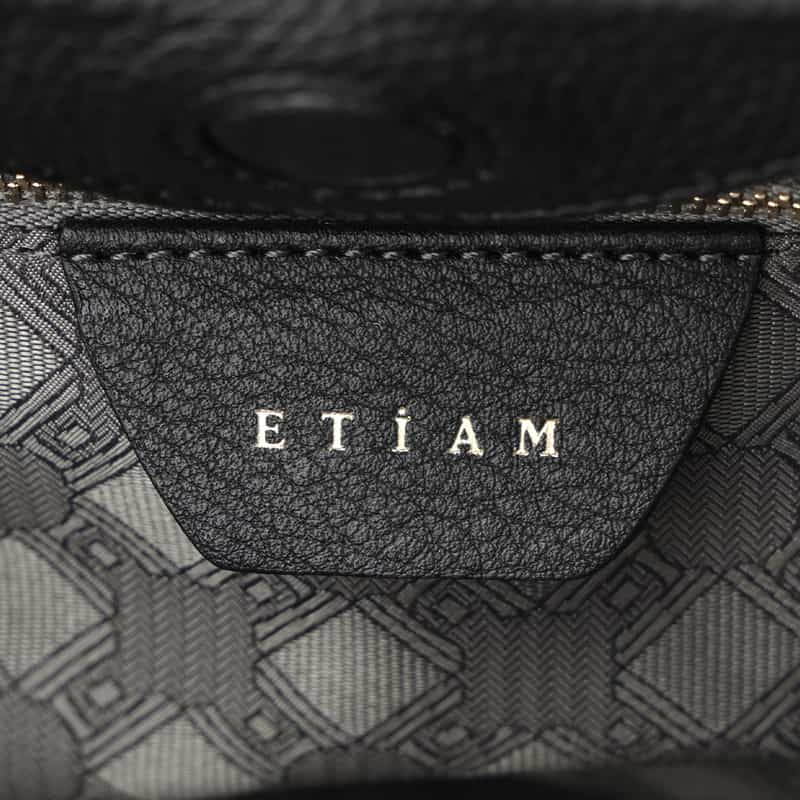 ETIAM ETIAM＜エティアム＞ ミニトートバッグ BLACK