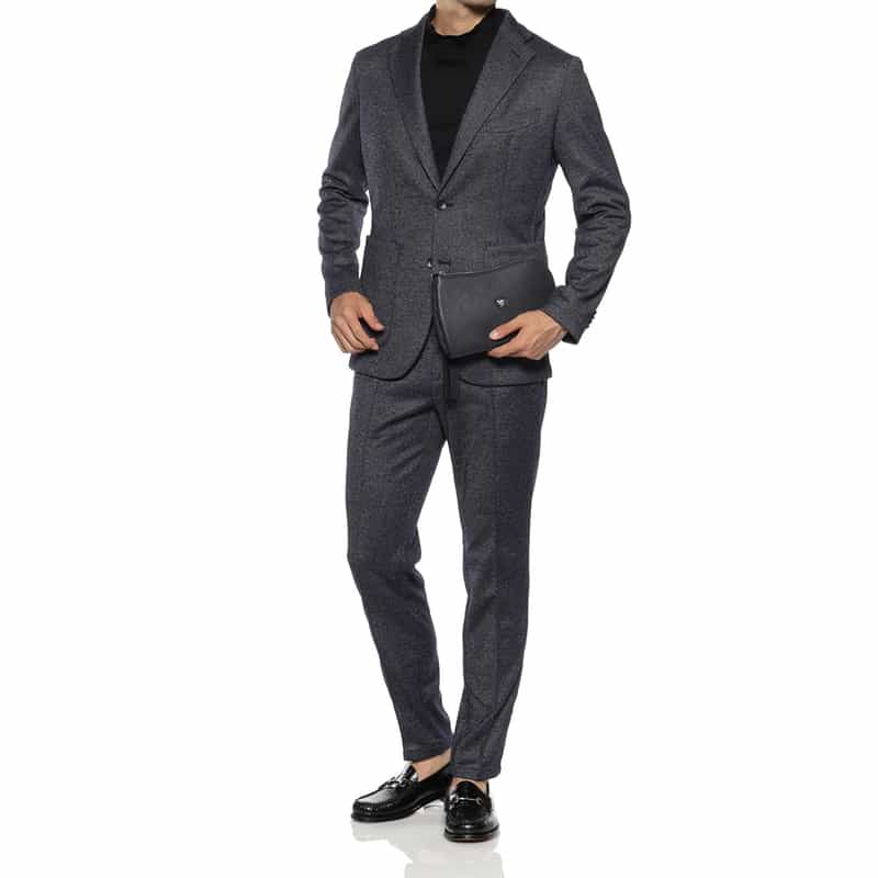 CHAMBORD SELLIER CHAMBORD SELLIER＜シャンボール セリエ＞ ミニクラッチバッグ NAVY