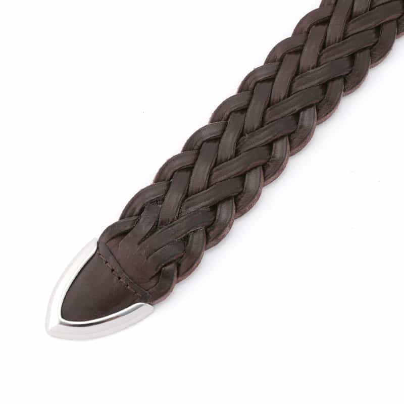 CHAMBORD SELLIER CHAMBORD SELLIER＜シャンボール セリエ＞ メッシュレザーベルト DARK BROWN